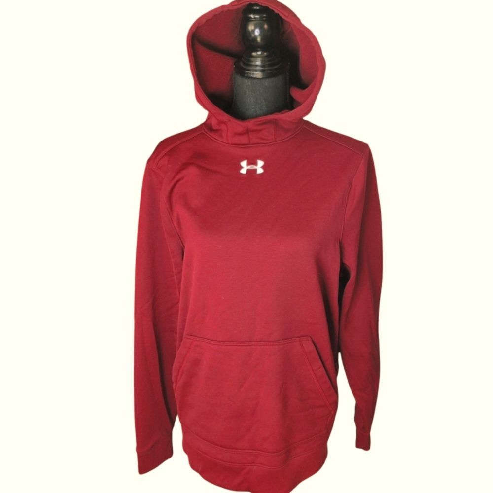 Under Armour ColdGear Petite Small Hoodie - Maroon